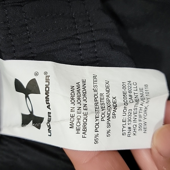Boys Under Armour Quick Dry Athletic Pants, Black, Size 7, Pre-owned - Picture 4 of 9